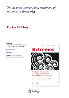 On the measurement and treatment of extremes in time series