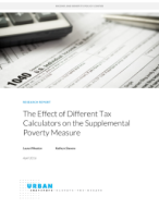 The Effect of Different Tax Calculators on the Supplemental Poverty Measure