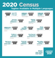 2020 Census: Tagline Available in Multiple Languages