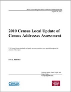 2010 Census Local Update of Census Addresses Assessment