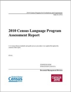 2010 Census Language Program Assessment Report