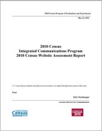 2010 Census Integrated Communications Program 2010 Census Website Assessment Report