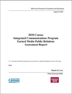 2010 Census Integrated Communications Program Earned Media Public Relations Assessment Report