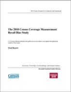 The 2010 Census Coverage Measurement Recall Bias Study
