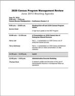 Agenda — June 21, 2013