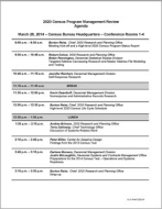 Agenda — March 28, 2014