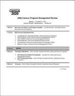 Agenda — October 6, 2015