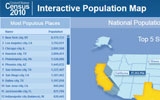 2010 Interactive Population Map