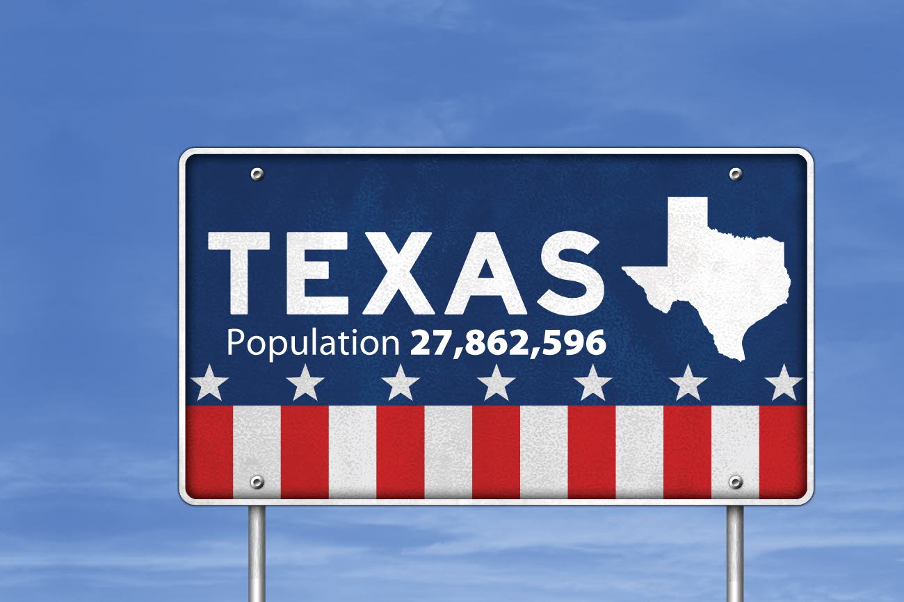 Texas Has Nation's Largest Annual State Population Growth