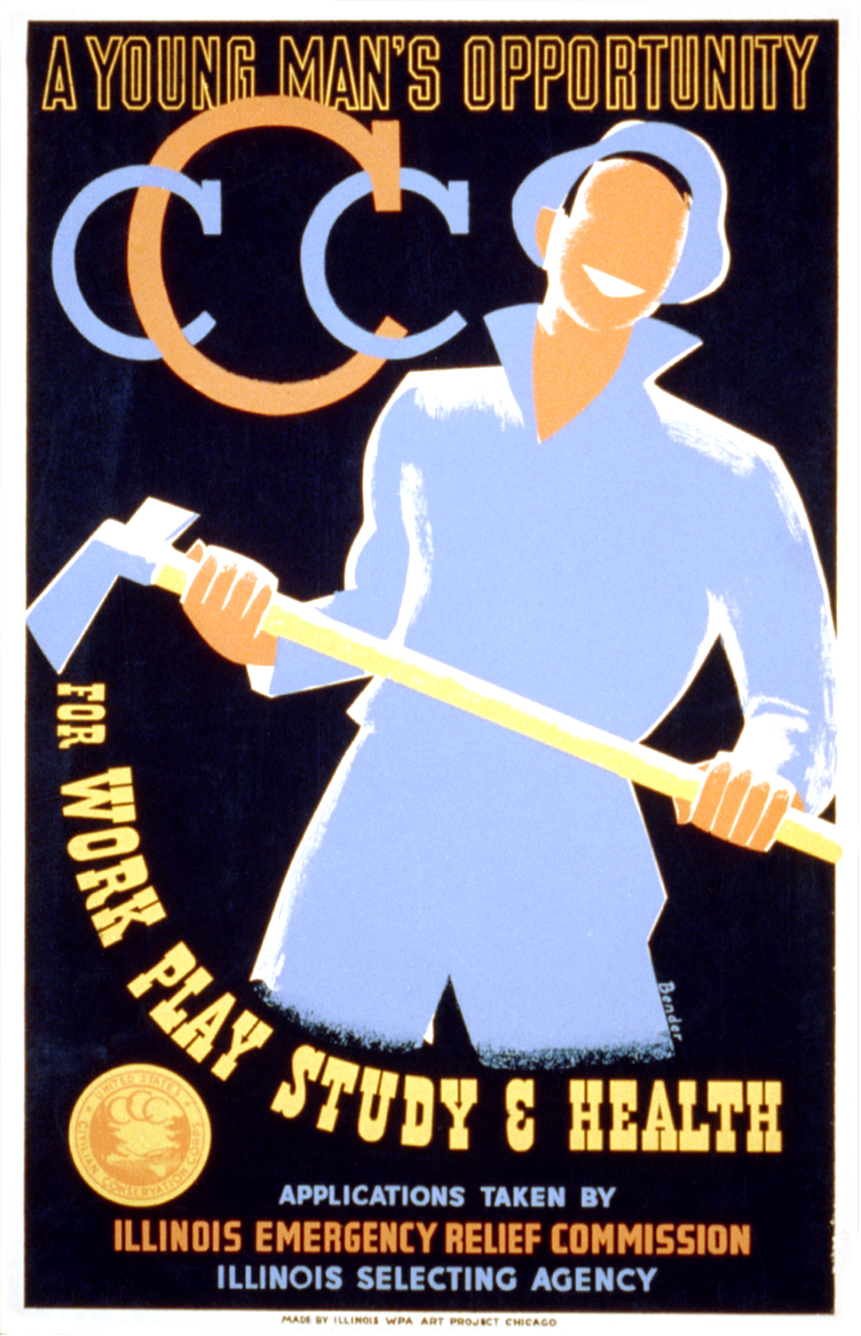 Civilian Conservation Corps Recruiting Poster