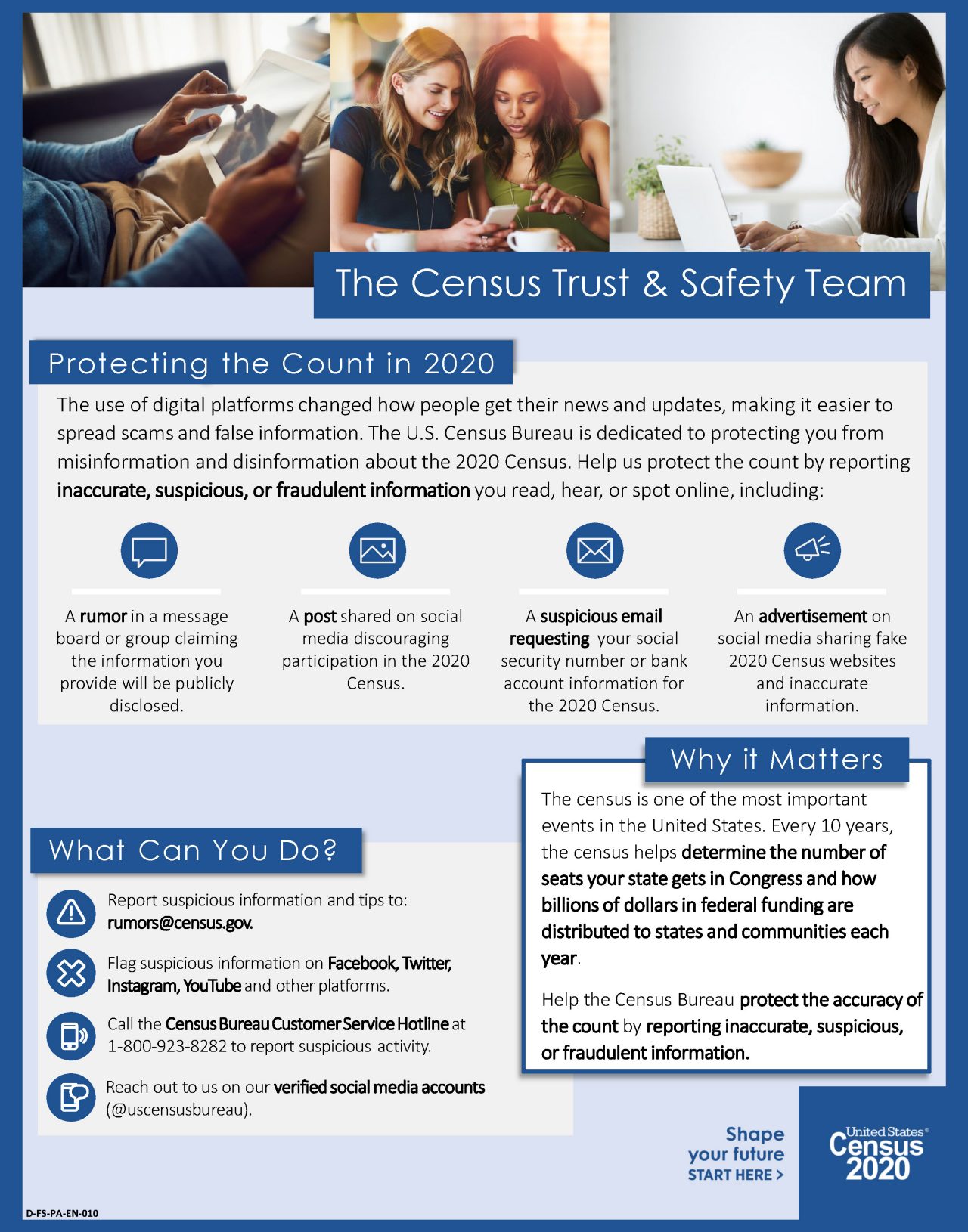 2020 Census: The Census Trust & Safety Team