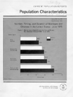 Number, Timing, and Duration of Marriages and Divorces in the United States: June 1975