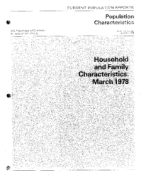 Household and Family Characteristics: March 1978