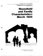 Household and Family Characteristics: March 1986