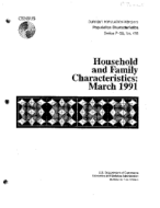 Household and Family Characteristics: March 1991