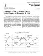Estimates of the Population of the United States to December 1, 1994