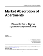Market Absorption of Apartments: 2009 Characteristics Report