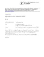 2010 Census Item Nonresponse and Imputation Assessment Report