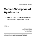Market Absorption of Apartments Annual: 2012 Absorptions