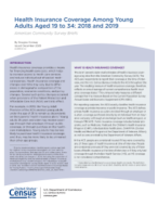 Health Insurance Coverage Among Young Adults Aged 19 to 34: 2018 and 2019