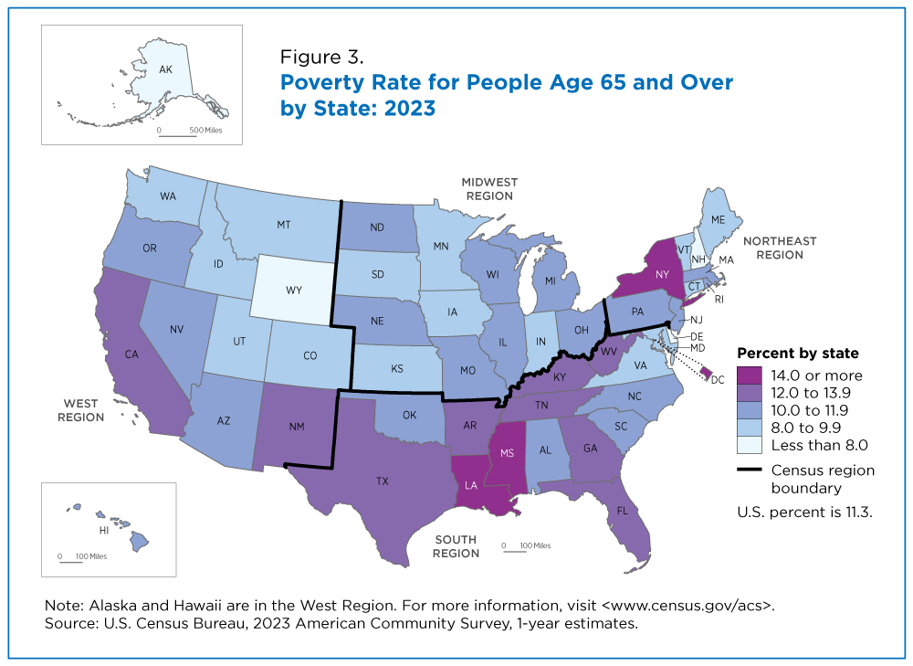 Figure 2. Child Poverty Rate by State: 2023