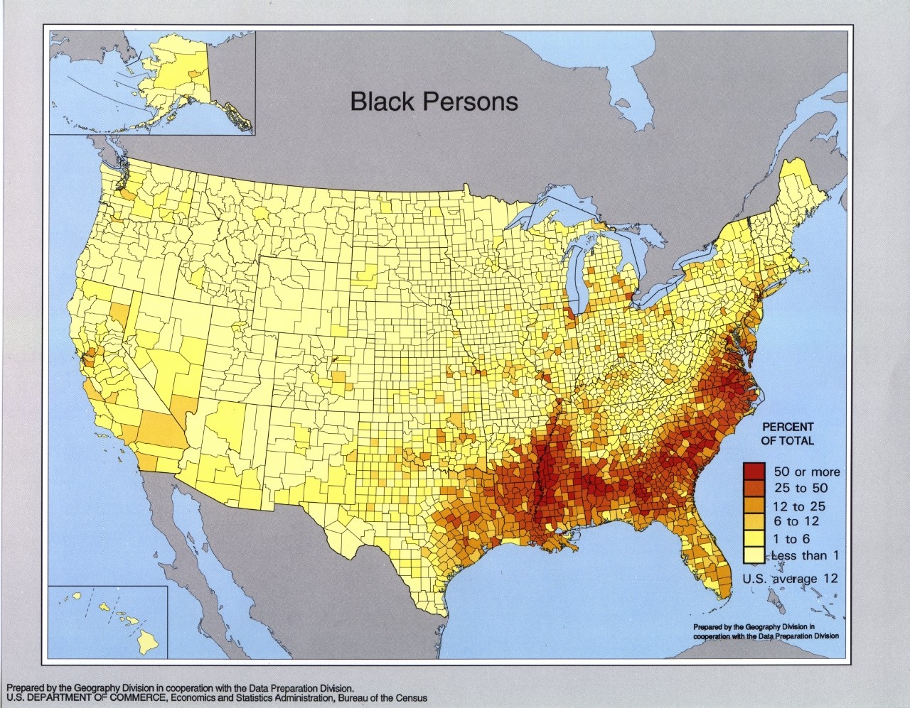 Map Racial Demographics Usa