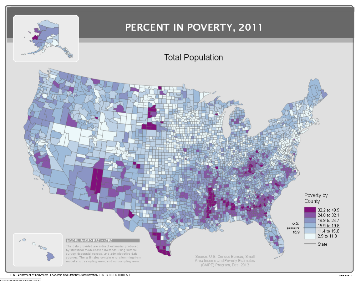 Percent in Poverty, 2011