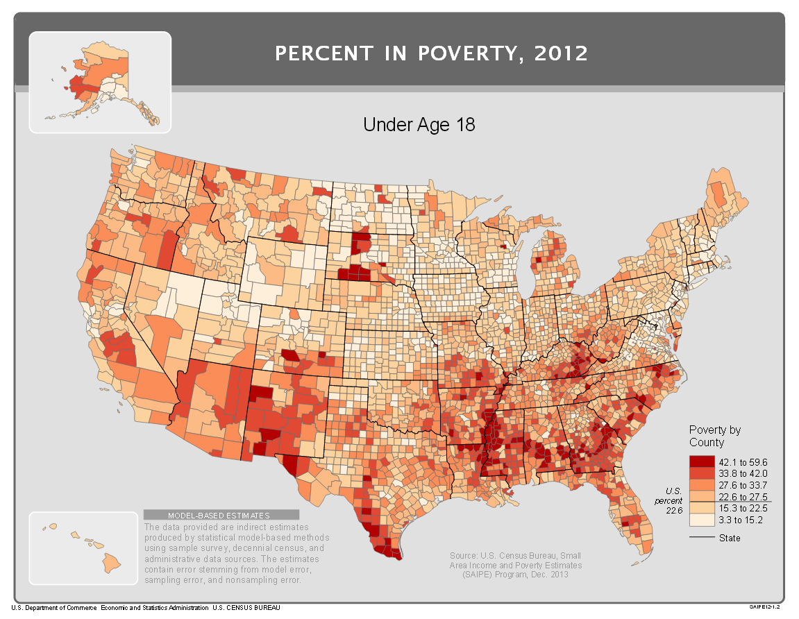 Percent in Poverty, Under Age 18