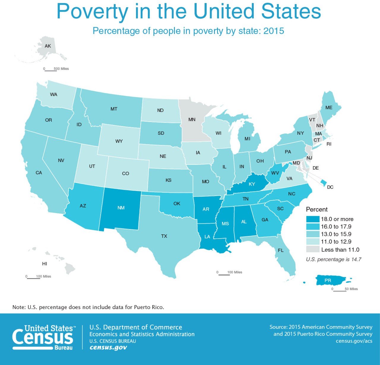 Map Poverty in the United States