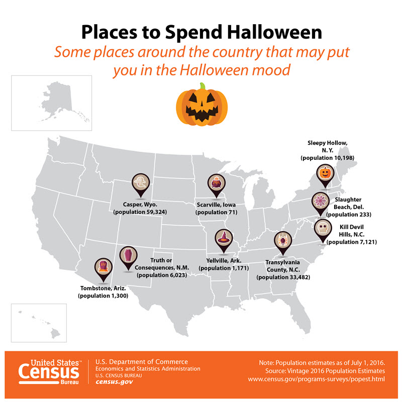 Places to Spend Halloween: Some places around the country that may put you in the Halloween mood