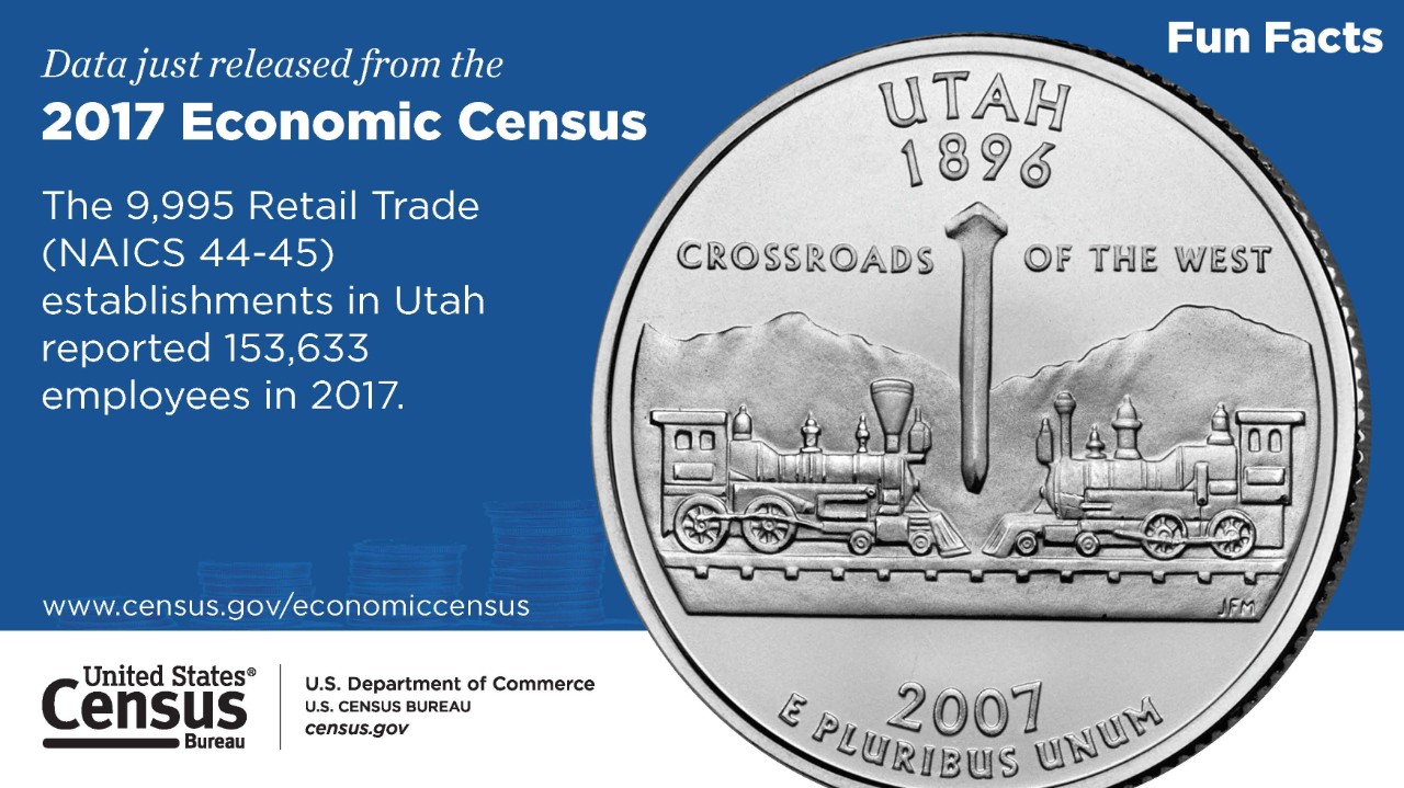 Utah, 2017 Economic Census Fun Facts