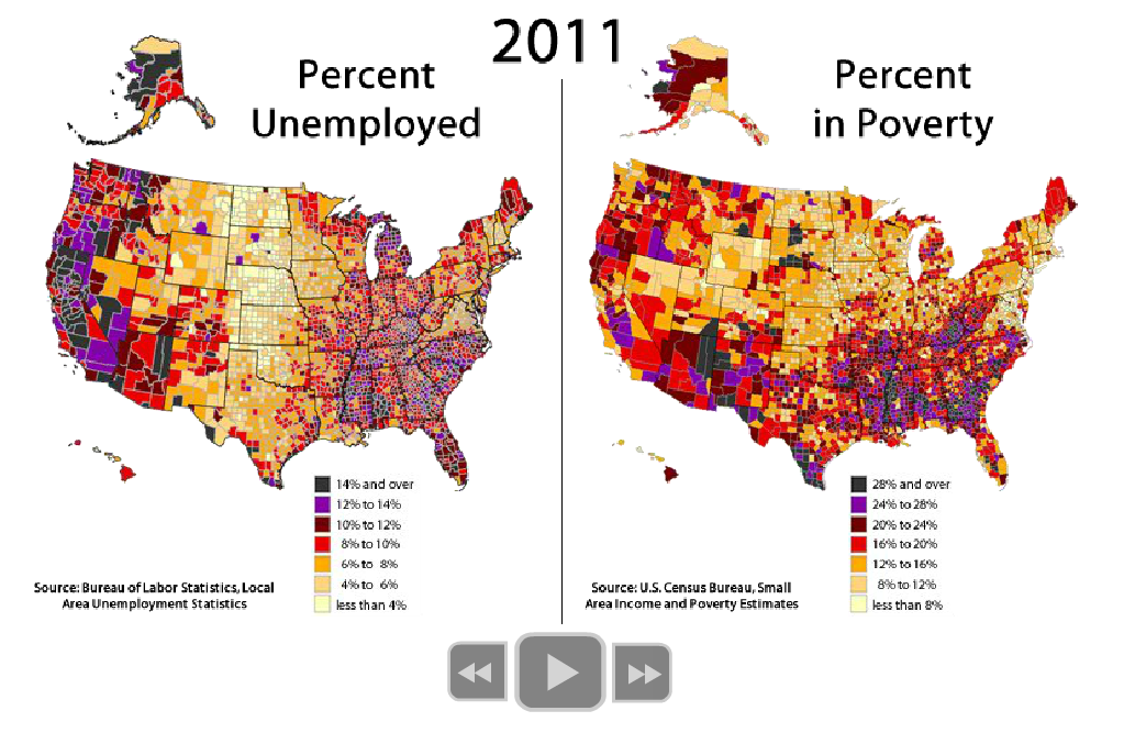 Unemployment and Poverty, 2007 - 2011