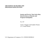 Income and Poverty Time Series Data from the Survey of Income and Program Participation