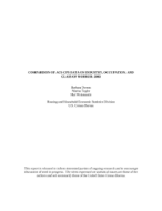 Comparison of ACS-CPS Data on Industry, Occupation, and Class of Worker: 2003