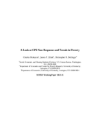 A Look at CPS Non-Response and Trends in Poverty
