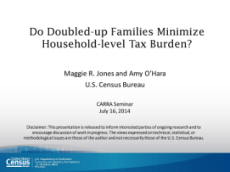 Do Doubled-up Families Minimize Household-level Tax Burden?
