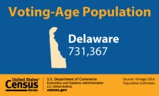 Voting-Age Population: Delaware