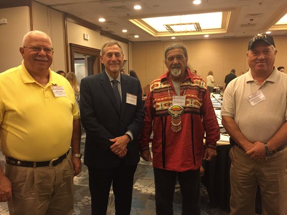 Lebaron Byrd, Chief of the MOWA Band of Choctaw Indians; Randy Anthony Crummie, Santee Indian Organization; and Prentiss Wayne Parr, Chief of the Pee Dee Indian Tribe of South Carolina