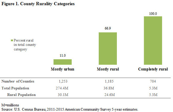 Figure 1. County Rurality Categories