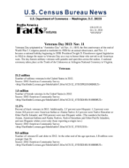 Facts for Features: Veterans Day 2013: Nov. 11