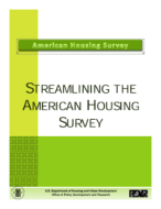 Streamlining the American Housing Survey