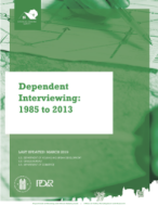 Dependent Interviewing: 1985 to 2013
