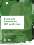 Dependent Interviewing: 2015 and Beyond