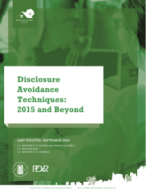 Disclosure Avoidance Techniques: 2015 and Beyond