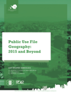 Public Use File Geography: 2015 and Beyond