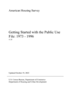 Getting Started with the Public Use File: 1973 - 1996