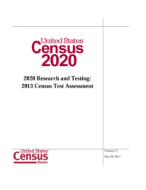2013 Census Test Assessment